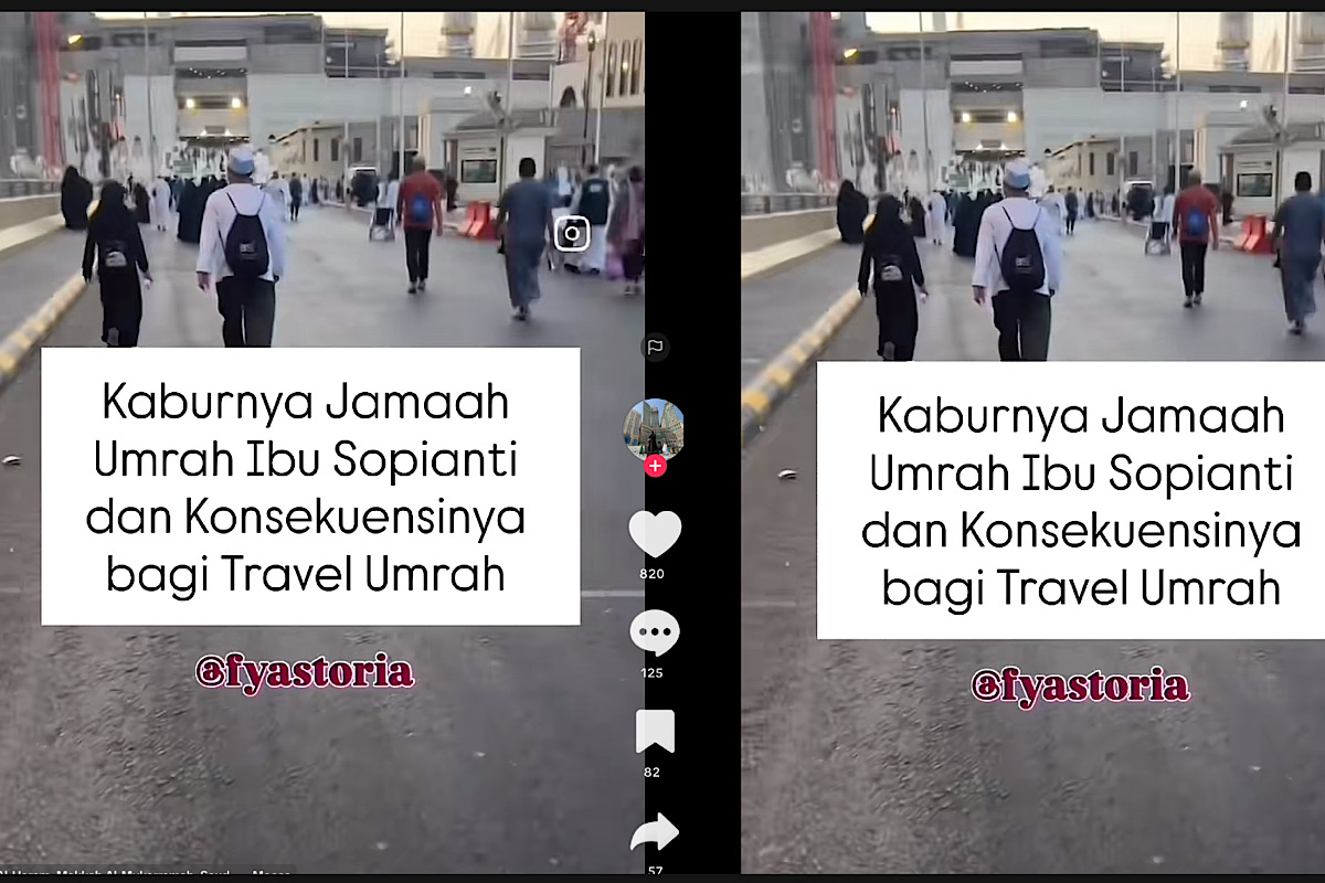 Viral Jamaah Umrah Ibu Sopianti Kabur Diduga Ingin Menikah, Ini Konsekuensinya Bagi Travel Umrah?