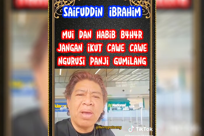 Saifuddin Ibrahim Sarankan Habib Bahar Tak Ikut Cawe-Cawe Tentang Panji Gumilang: Mending ke Yaman Aja