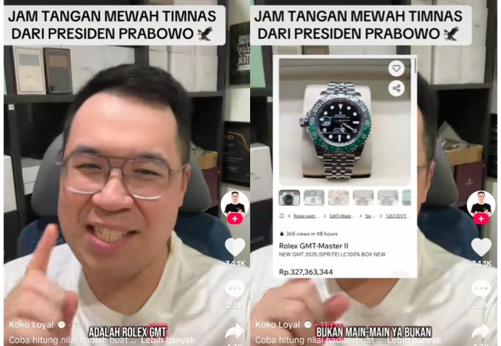 Heboh Kabar Pemain Timnas Dapat Hadiah Jam Rolex Usai Kalahkan China, Benarkah Pemberian Presiden?