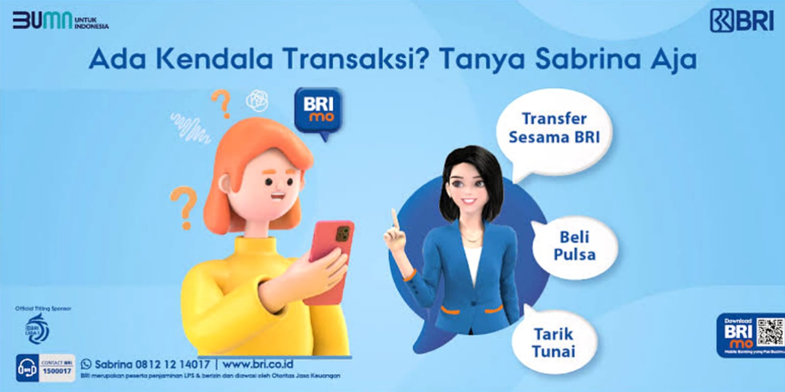 Kenali Sabrina BRI, Solusi Cerdas untuk Semua Kebutuhan Perbankan Anda