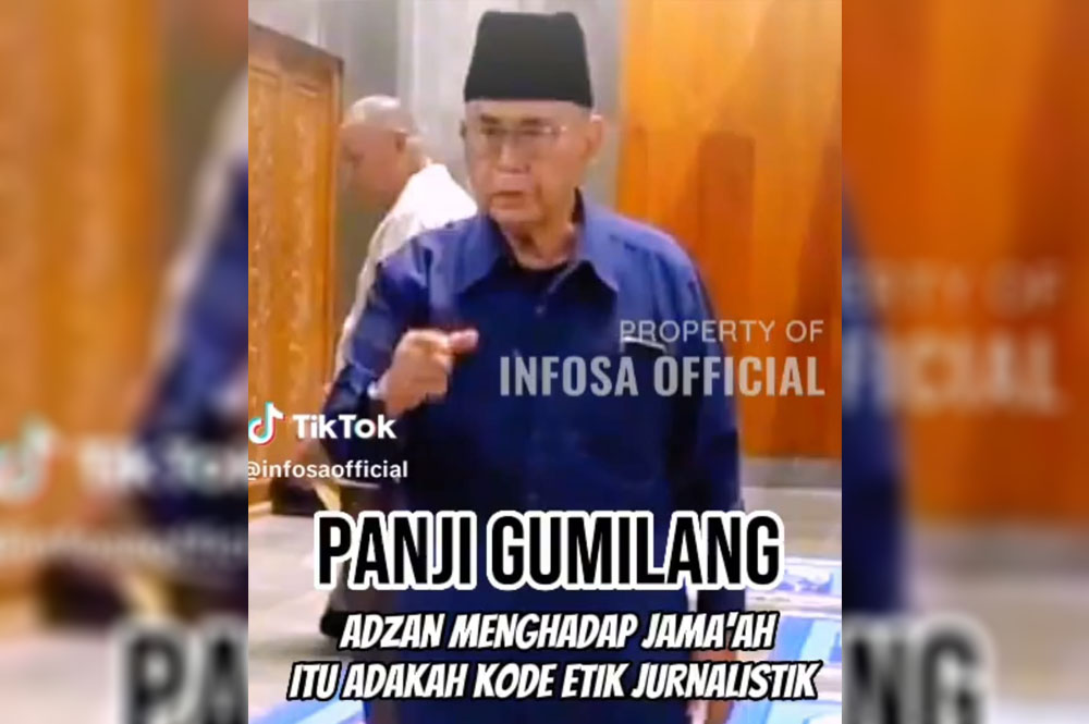 Adzan Tak Hadap Kiblat Melainkan Menghadap ke Jemaah, Panji Gumilang Sebut Kode Etik Jurnalistik