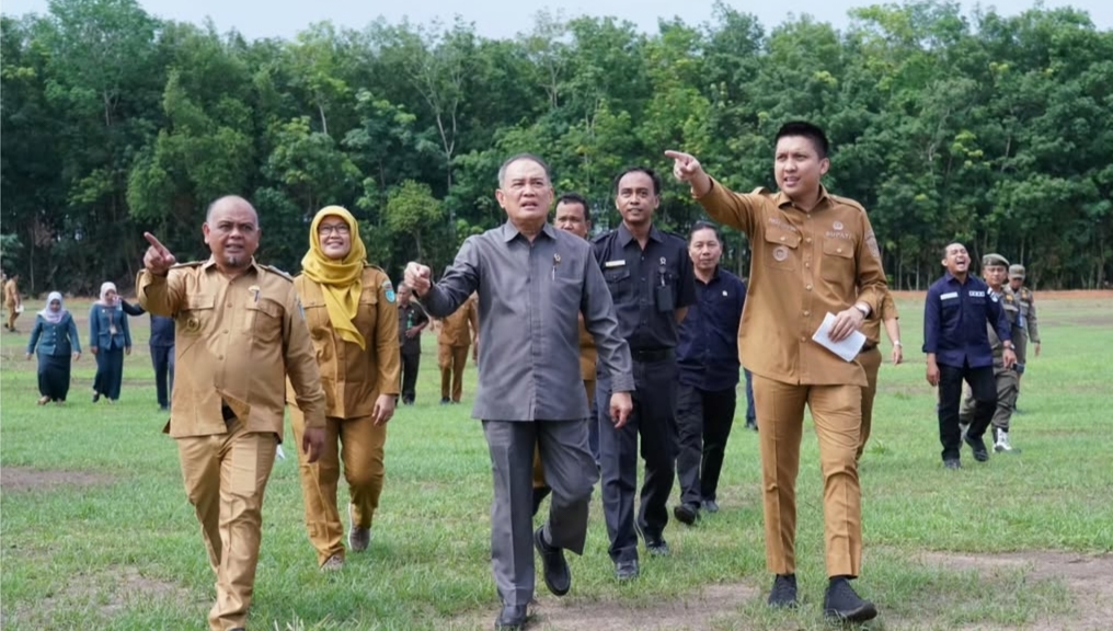 Tingkatkan Akses Pelayanan Publik, Bupati Ogan Ilir & Ketua PT Palembang Tinjau Lokasi Bakal Gedung PN