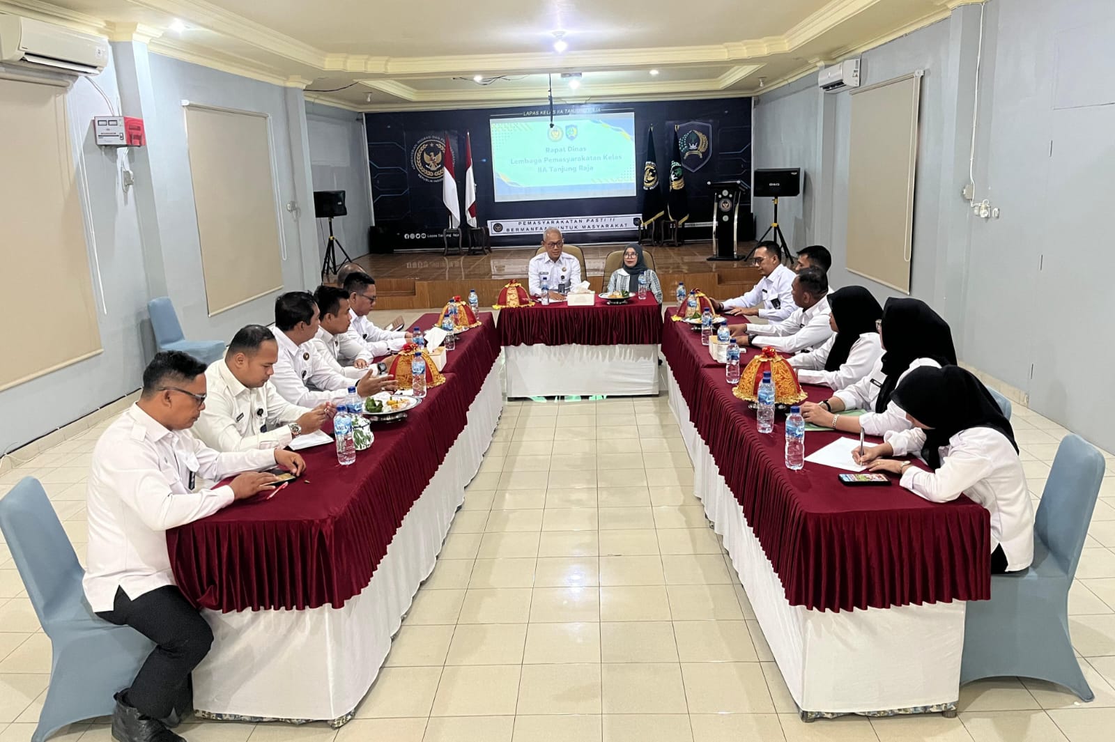 Jelang Peringatan HUT RI ke-80, Lapas Tanjung Raja Ogan Ilir Gelar Rakor Pemberian Remisi pada Warga Binaan