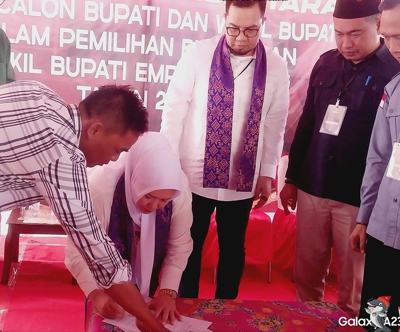 Breaking News, KPU Empat Lawang Kembali Tolak Berkas HBA-Henny, Joncik Muhammad Bakal Melawan Kotak Kosong