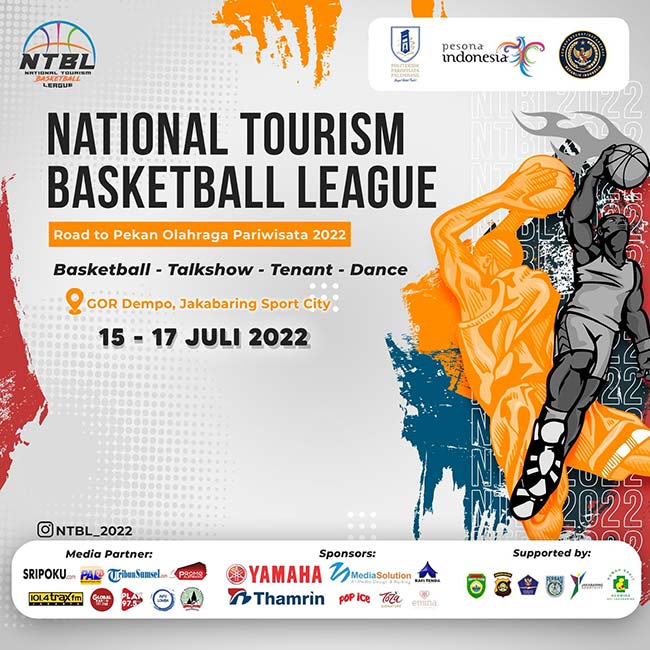 National Tourism Basketball League 2022 Gemparkan Kota Palembang yang Didukung Oleh Yamaha Thamrin Brothers