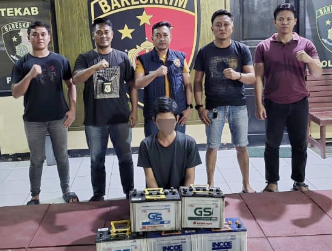 Jadi Buronan Polsek Indralaya, Kawanan Pencuri Baterai Aki Mobil di SPBU Muara Meranjat Akhirnya Ditangkap
