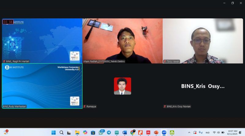BANGGA, Mahasiswa Teknik Elektro Universitas Bina Darma Tembus Top 20 LKTI BI 2025 dengan Inovasi Robotika