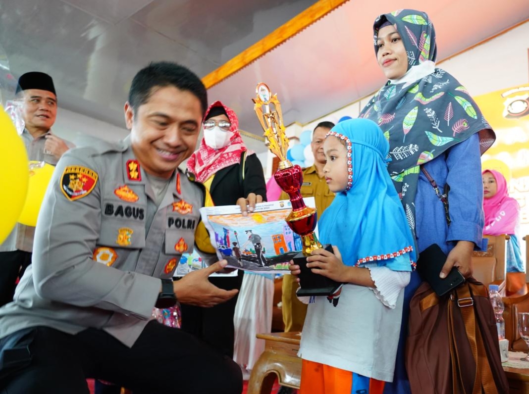 Gebyar Polsanak 2024, Kapolres Ogan Ilir Ingin Tanamkan Edukasi Keselamatan Berlalu Lintas Sejak Dini ke Anak