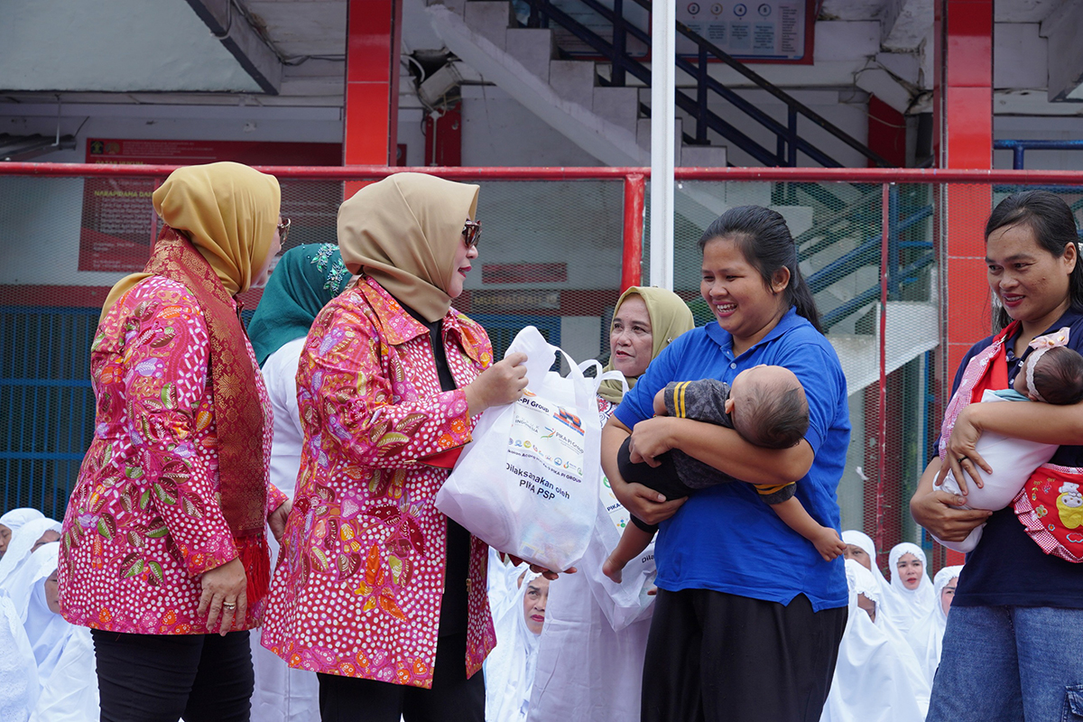 PIKA PSP Ajak Kebersamaan dan Kasih Sayang Lewat Bakti Sosial di Lapas Perempuan Palembang