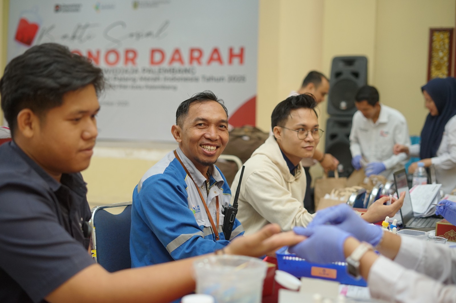PT Pusri Palembang Gelar Aksi Donor Darah Peringati Hari Palang Merah Indonesia 2025