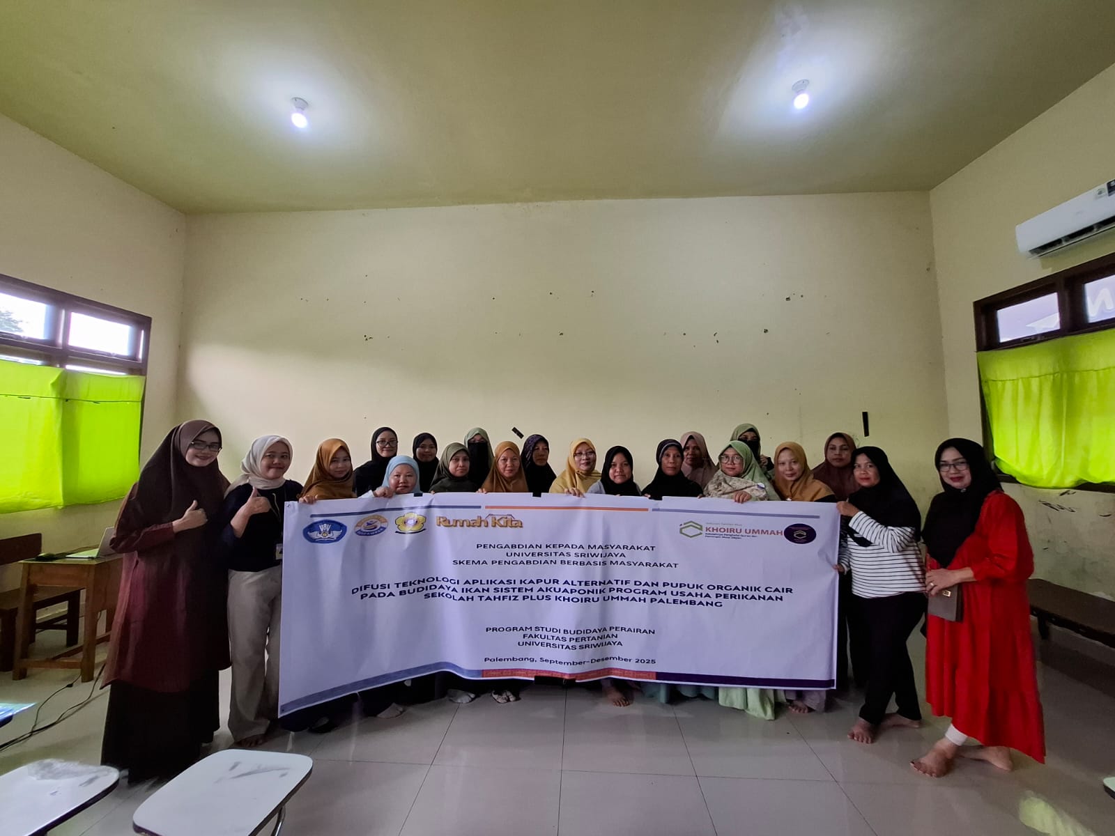 Aplikasi Kapur dan Pupuk pada Budidaya Ikan Sistem Akuaponik