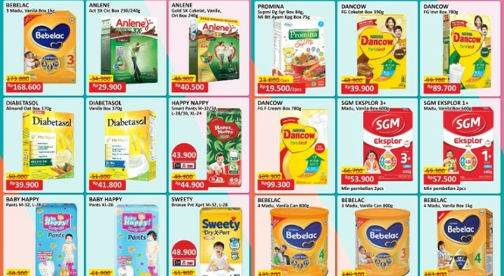 Cuma 3 Hari, Belanja Murah di Alfamart Khusus Popok Bayi dan Susu Anak Diskon Hingga 50 Persen, Buruan Ambil!