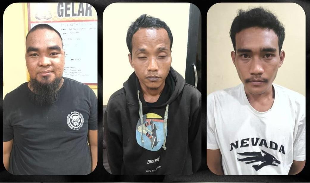 Kurang 24 Jam, Polisi Tangkap Tiga Pelaku Penembakan Sopir Angdes di Jalan Lintas Banyuasin