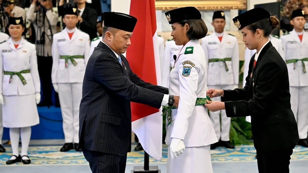 76 Pelajar Resmi Dikukuhkan sebagai Paskibraka 2025, Dua Wakil Sumsel Siap Kibarkan Merah Putih di Istana