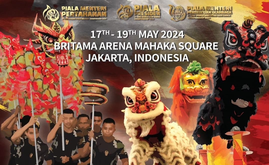 Spektakuler,  Tari Naga dan Singa di World Barongsai Championship 2024 