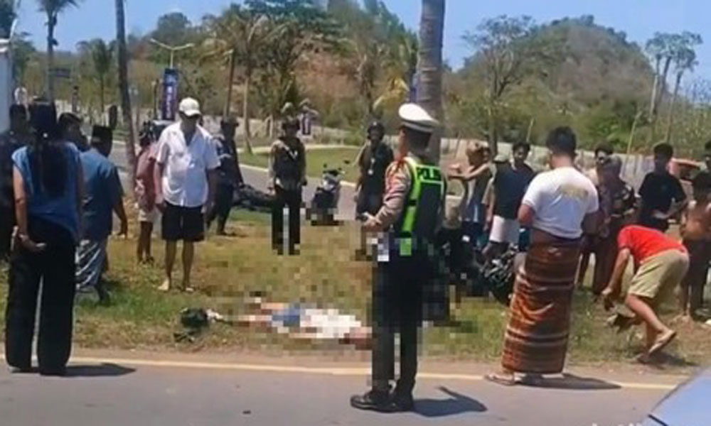 Kecelakaan Maut di Kawasan Mandalika, Turis Ukraina Tabrak WNA Jerman Hingga Tewas