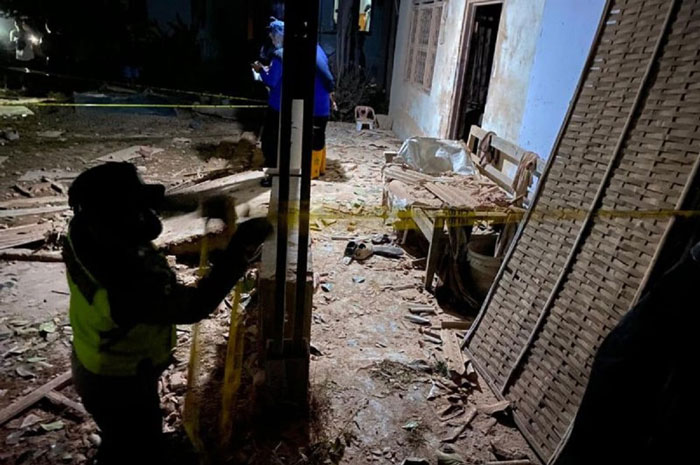 Ledakan Dahsyat di Blitar, Polisi Temukan Potongan Tubuh Manusia