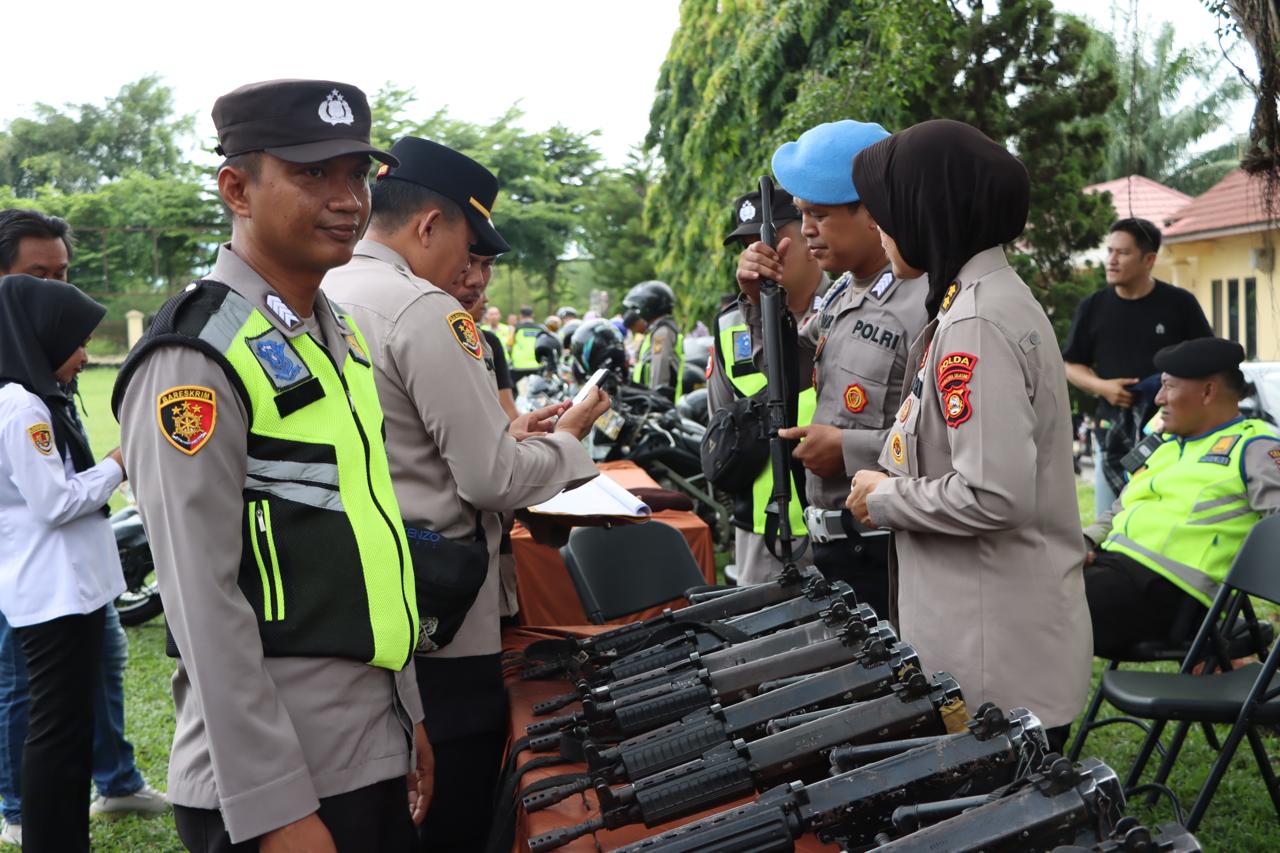 Tim Matlog Polda Sumsel Lakukan Pemeriksaan Peralatan Dinas di Jajaran Polres Ogan Ilir, Bagaimana Hasilnya? 