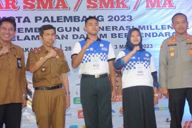 Empat Hari, 150 Pelajar SMA/SMK Bersaing Jadi Duta Lalu Lintas Digelar Sat Lantas Polrestabes Palembang 