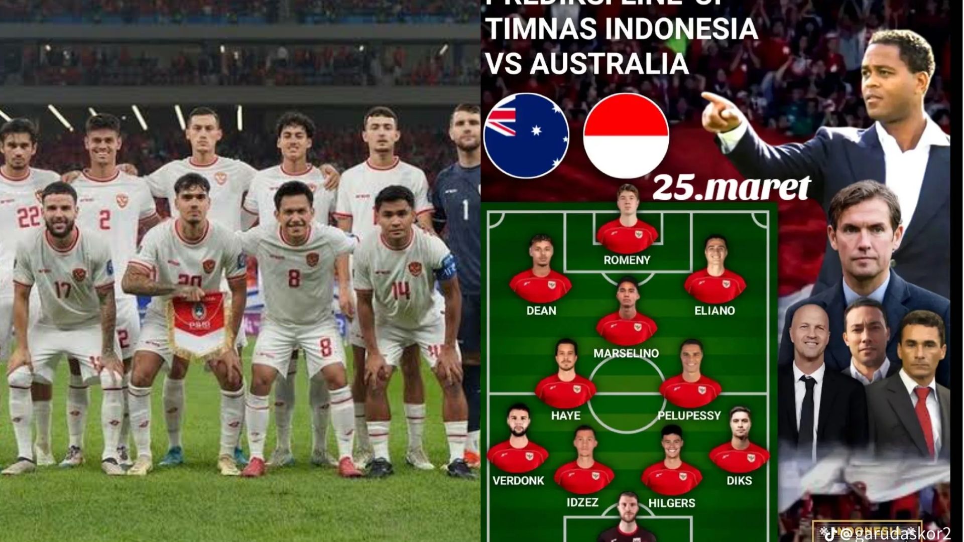 Prediksi Line Up Timnas Indonesia Vs Australia Pasca Garuda Calling, Duet Panas Joey Pelupessy dan Ole Romeny