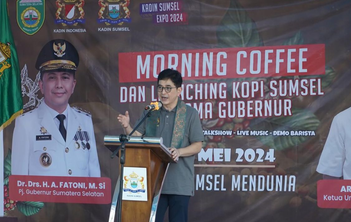 Ketua Umum Kadin Indonesia Apresiasi dan Dukung Launching Kopi Sumsel, Berharap Bisa Mendunia