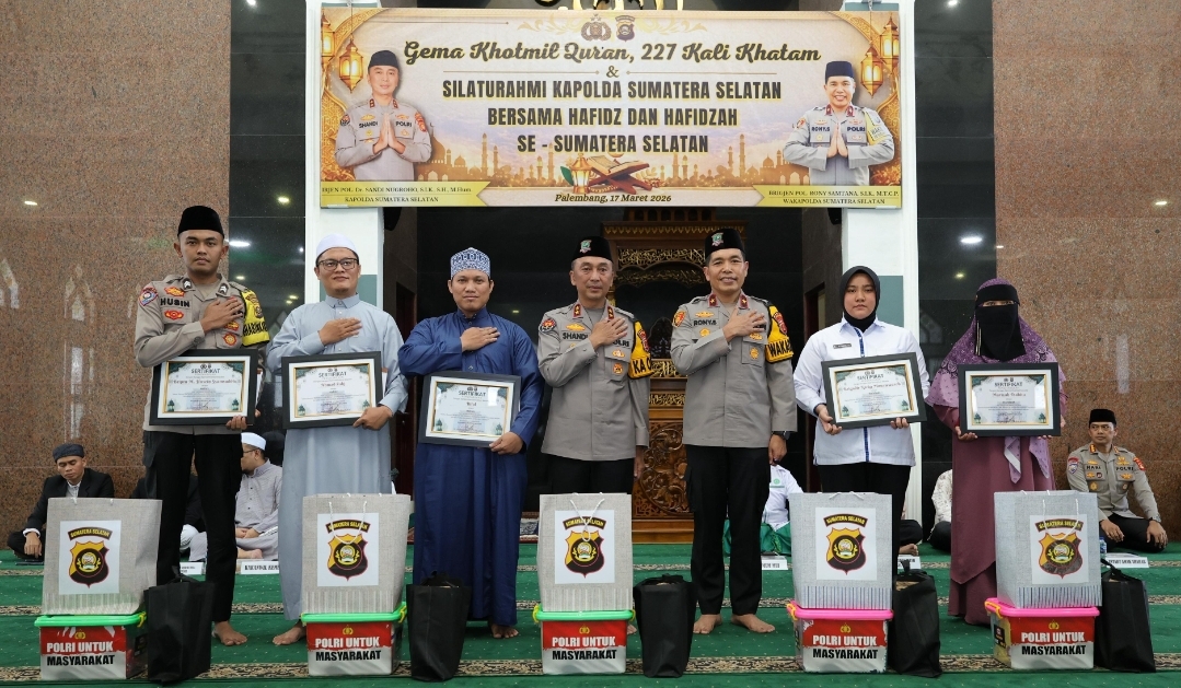 Kapolda Sumsel Gandeng Hafidz Qur’an, Perkuat Keamanan dengan Pendekatan Religius