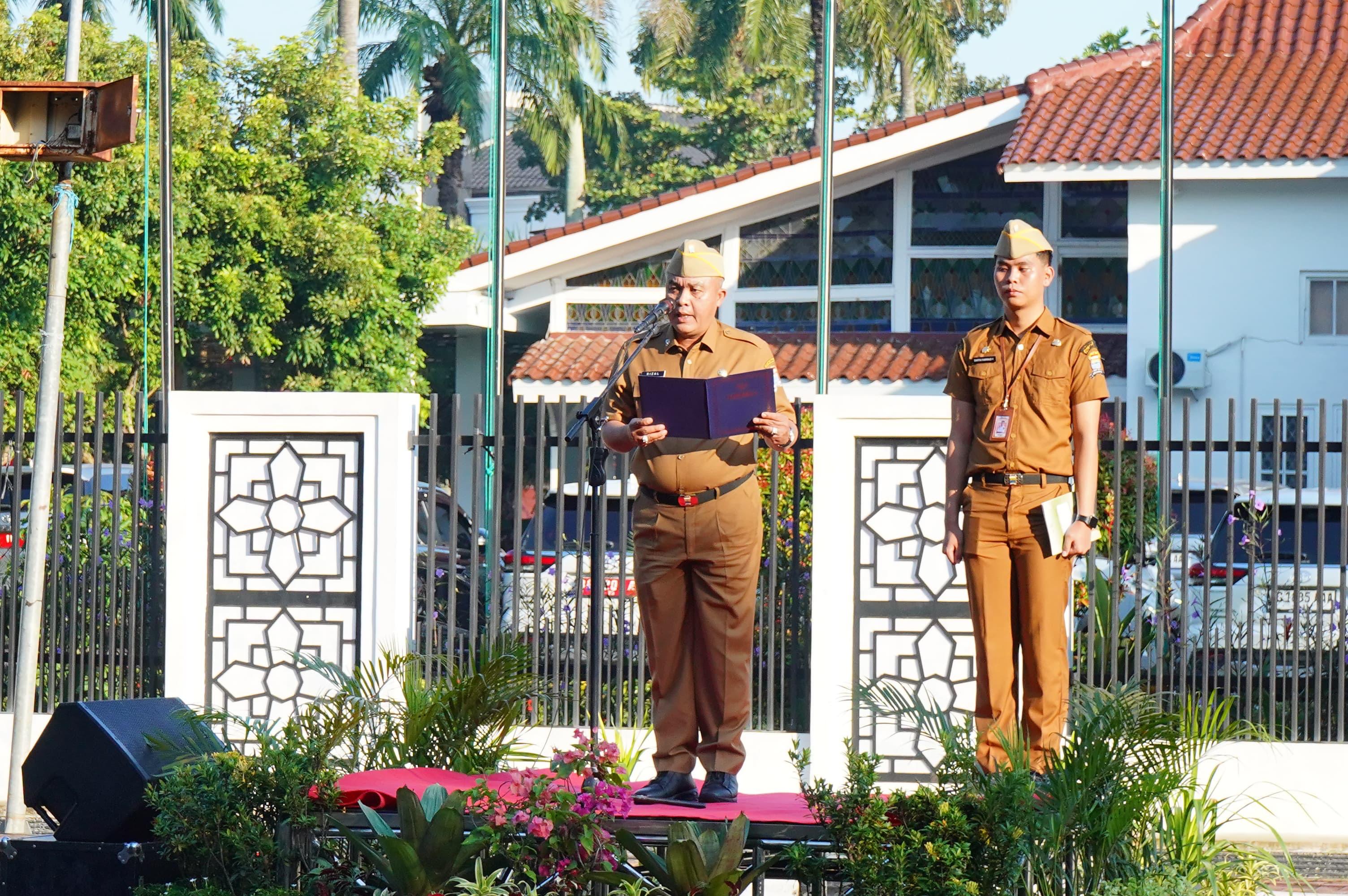 Pimpin Apel, Sekda Palembang Minta ASN Profesional dan Ikhlas Bekerja Dukung Program RDPS 