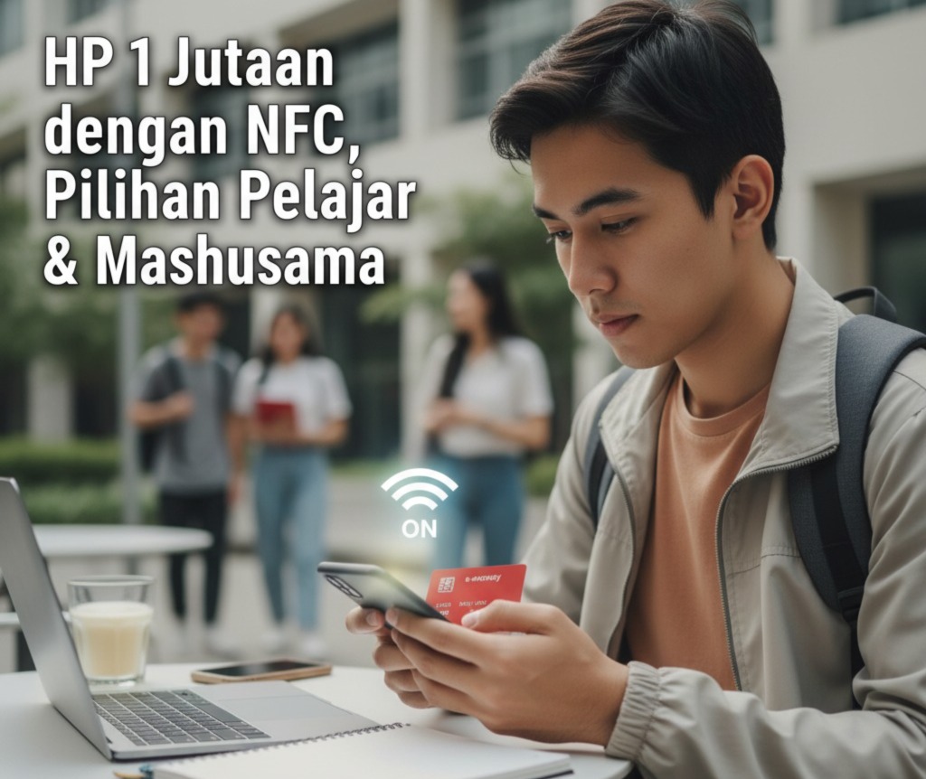 HP 1 Jutaan dengan NFC, Cocok untuk Pelajar dan Mahasiswa