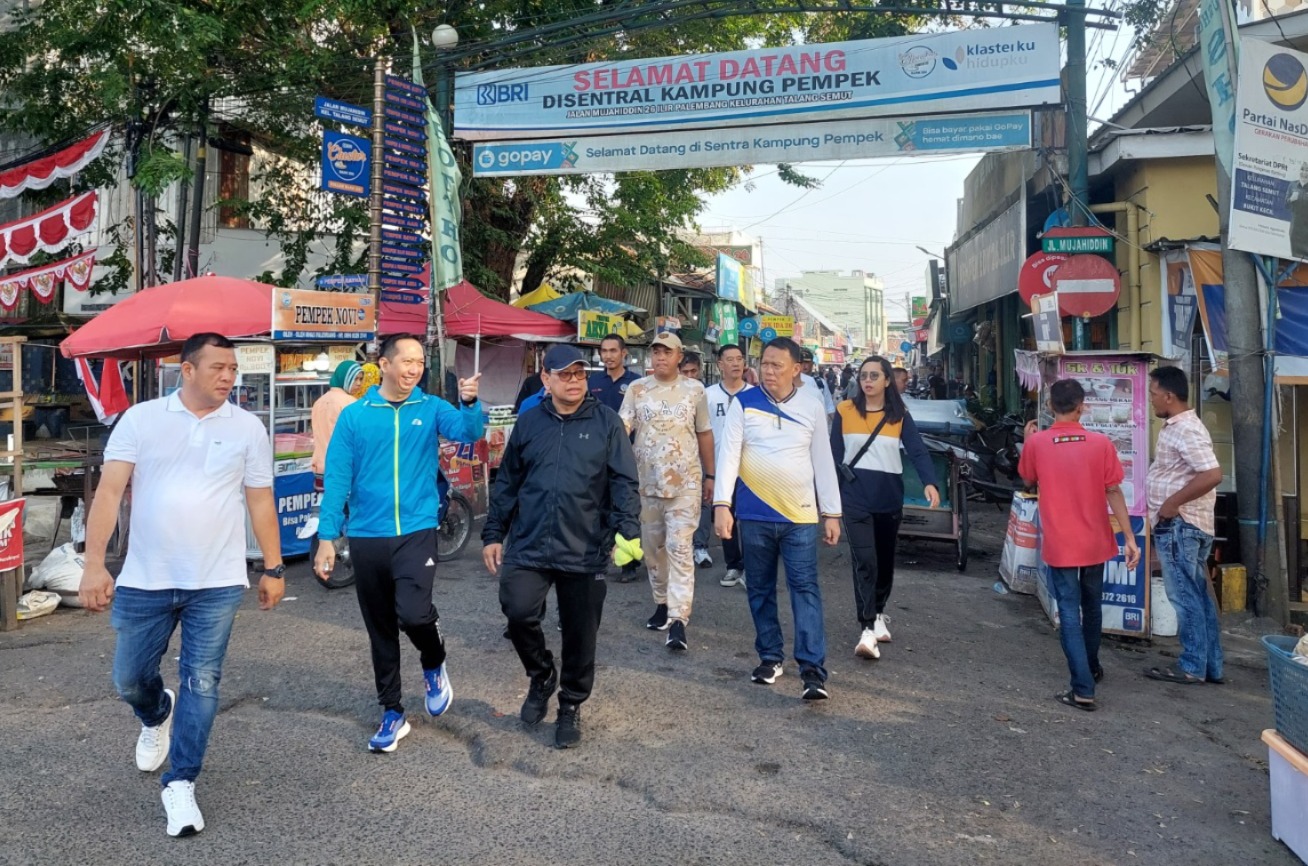 Pj Wali Kota Palembang A Damenta Janji Tata Ulang Tempat Parkir di Kambang Iwak Saat CFD