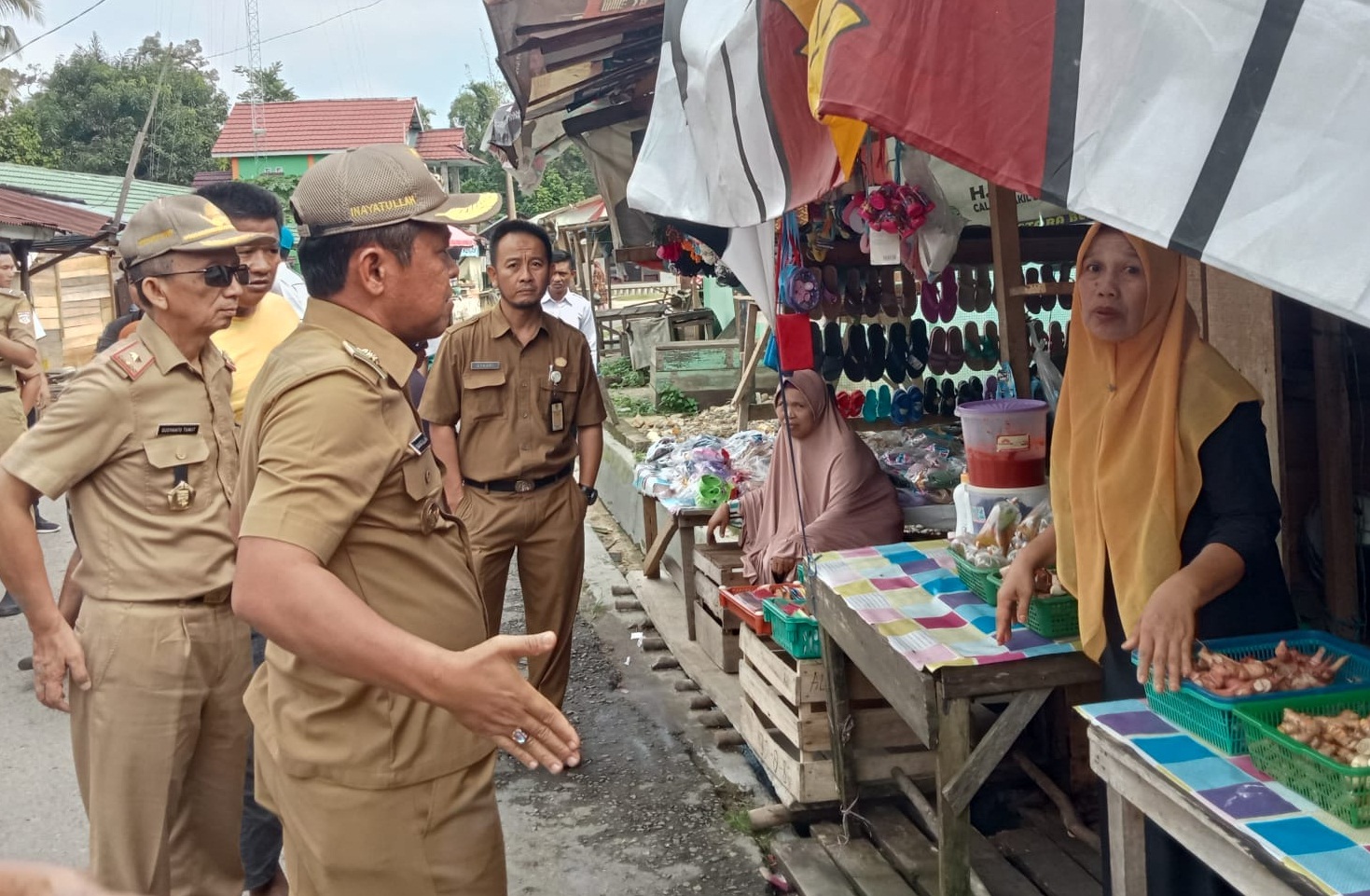 Cek Harga dan Bangunan, Wabub Muratara Sidak ke Pasar Lawang Agung