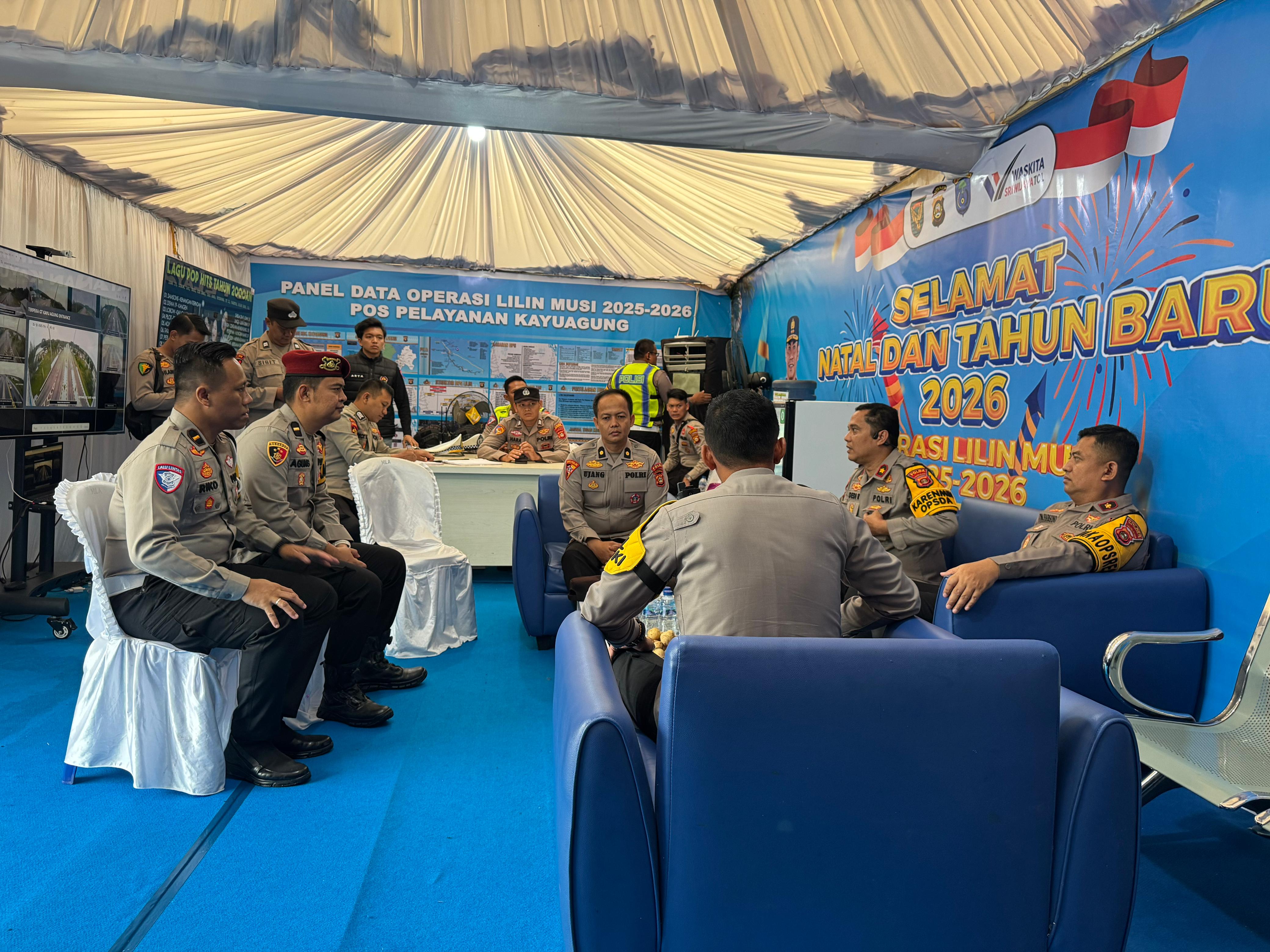 Pos Yan Kayuagung Ops Lilin Musi Dilakukan Supervisi Polda Sumsel 