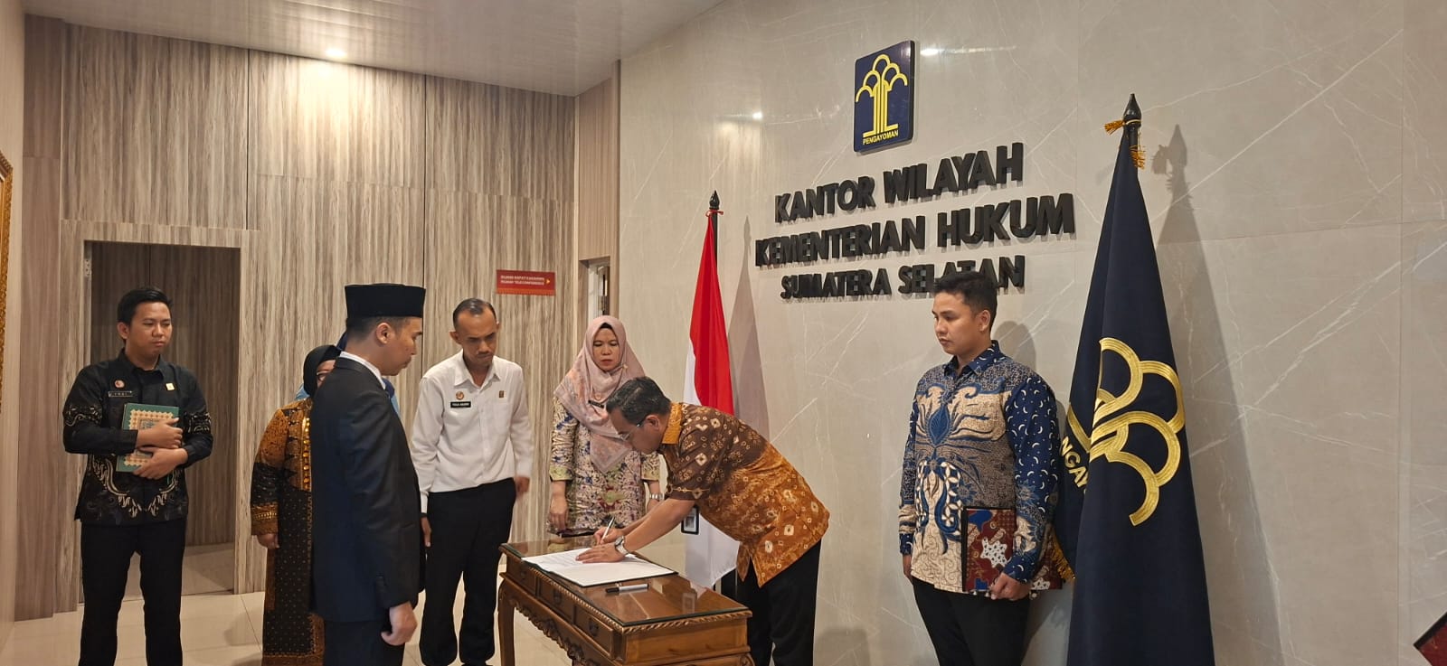 Kanwil Kemenkum Sumsel Lantik Notaris Pengganti dalam Rangka Wujudkan Profesionalisme