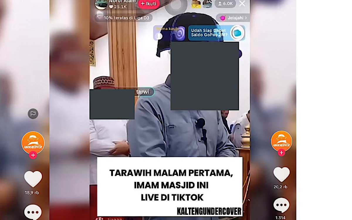 Imam Tarawih Live Streaming, Dr Yusuf Tegaskan Ustadz Mahmud Tidak Punya TikTok, ‘Semoga Allah Menjaga Beliau’