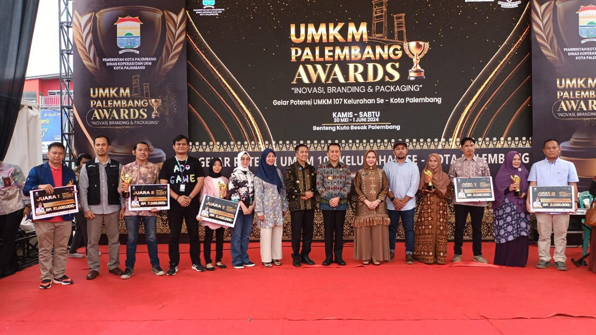 UMKM Binaan Pusri Sabet Juara 1 UMKM Palembang Awards 2024