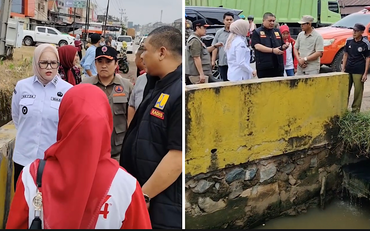 Tugas Pertama Plt Kadis PUPR Banyuasin Gantikan Pejabat Tersandung Korupsi, Tinjau Banjir di Talang Kelapa  