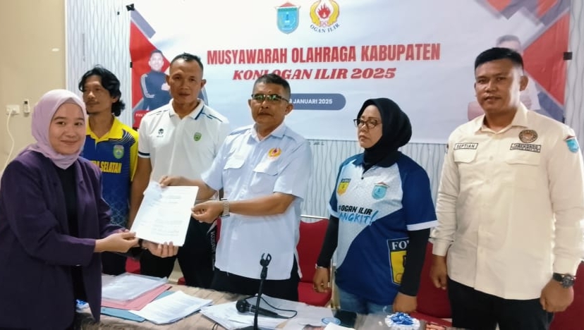 Oki Umar Terpilih Jadi Ketua KONI Kabupaten Ogan Ilir Periode 2025-2029, Raih 17 Dukungan Suara