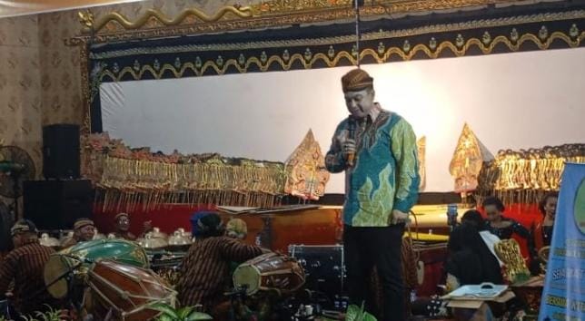 Pagelaran Wayang Kulit Pujakusuma, Kapolrestabes Palembang Sampaikan Pesan Moral