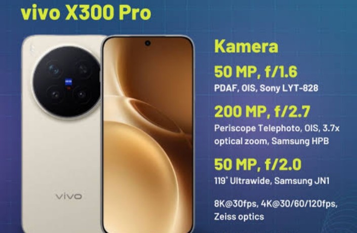 Vivo 300x Tampil Pede, Ini Dia Deretan Fitur Unggulan Siap Tantang Para Kompetitor Tahun 2026