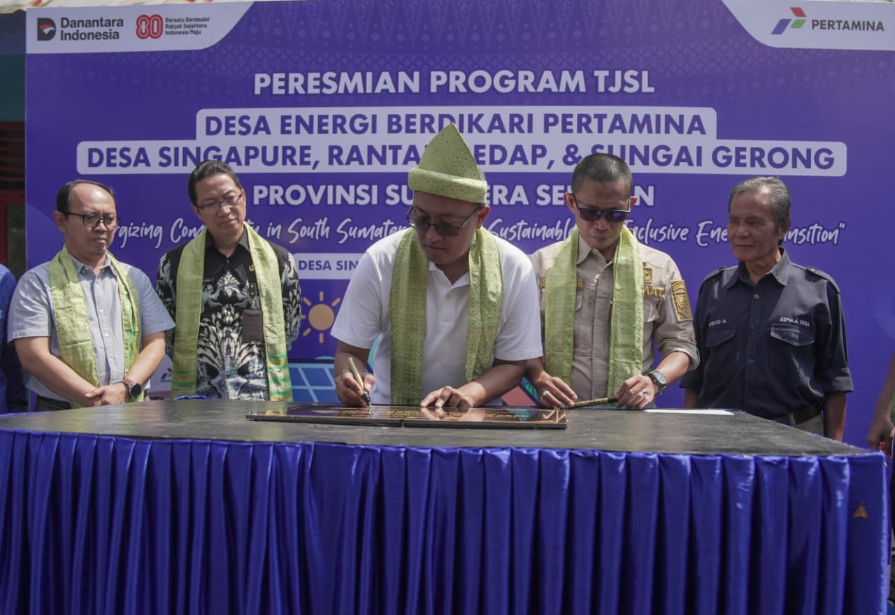 Pertamina Hadirkan Energi Berkelanjutan di Sumatera Selatan Lewat Program Desa Energi Berdikari