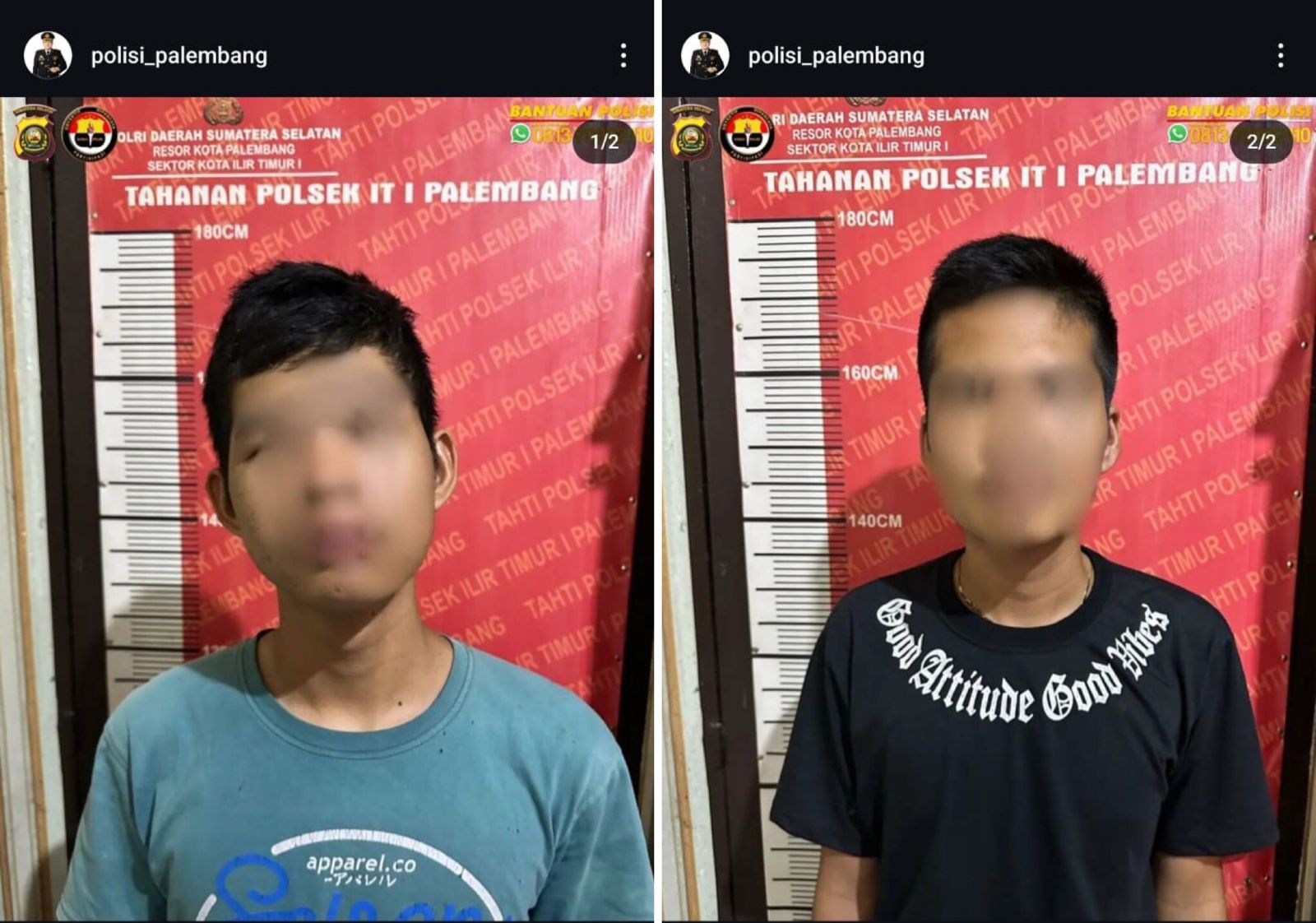 Polisi Amankan 2 Pelaku Pengeroyokan Pria Berambut Cepak di Parkiran Apotek Depan RSMH Palembang