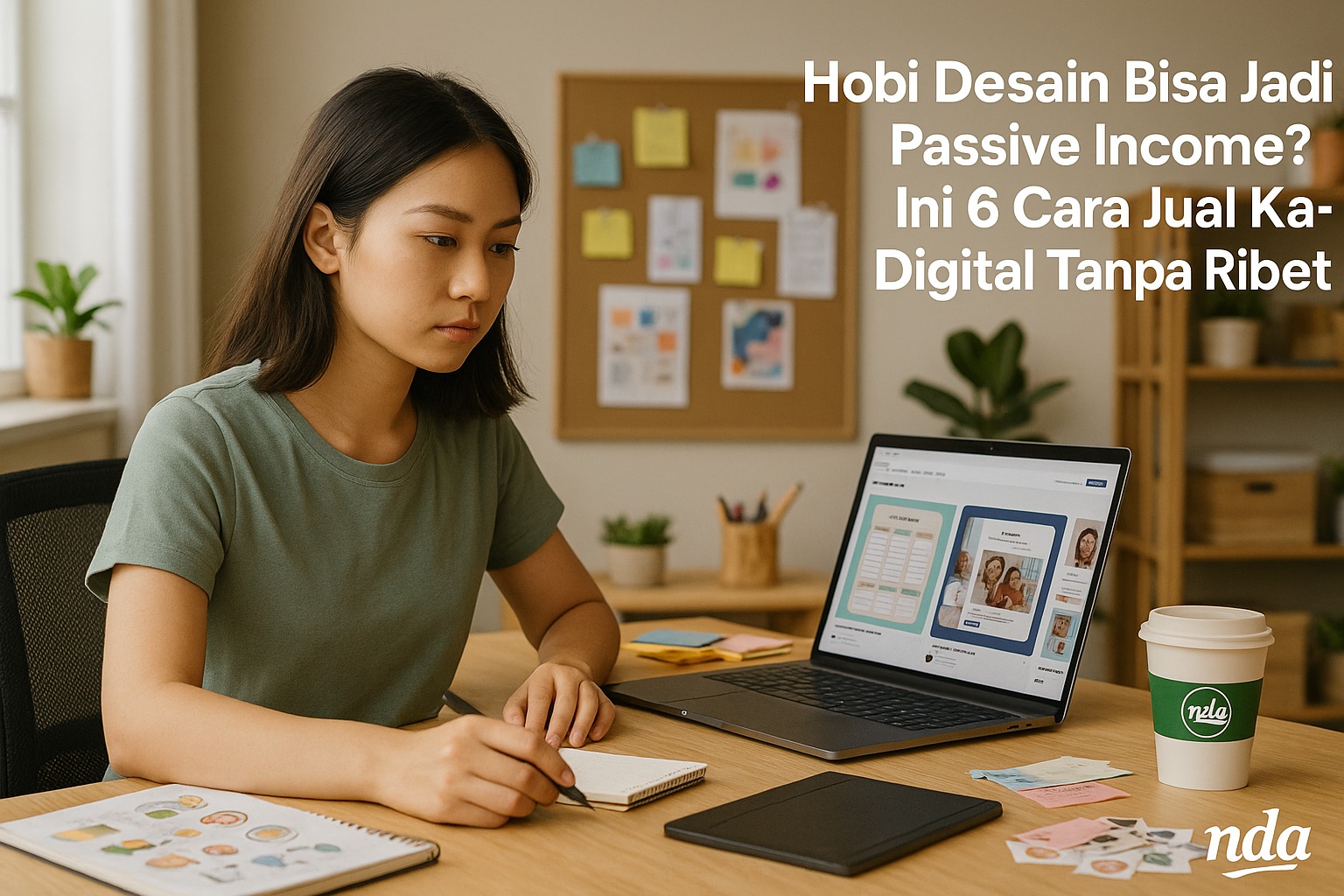 Hobi Desain Bisa Jadi Passive Income? Ini 6 Cara Jual Karya Digital, Cuan Terus Mengalir!