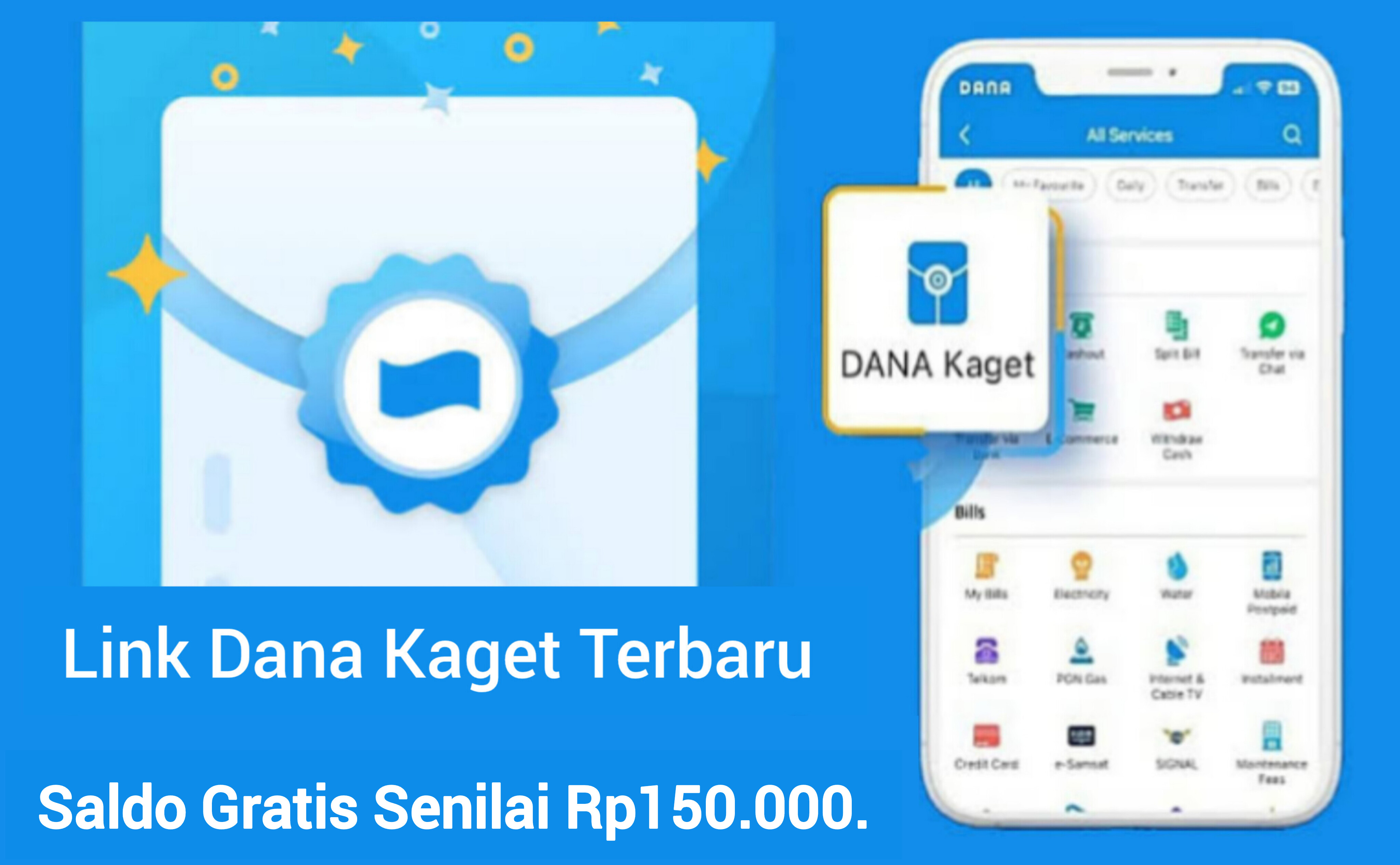 Tersedia Link Dana Kaget Terbaru Raih Kesempatan dapat Saldo Gratis Rp150.000. Klaim Sekarang! 