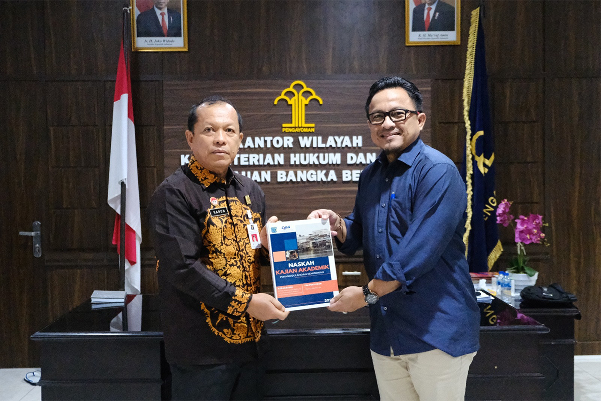 Kakanwil Kemenkumham Babel Terima Kunker Ketua Bapemperda DPRD Belitung 