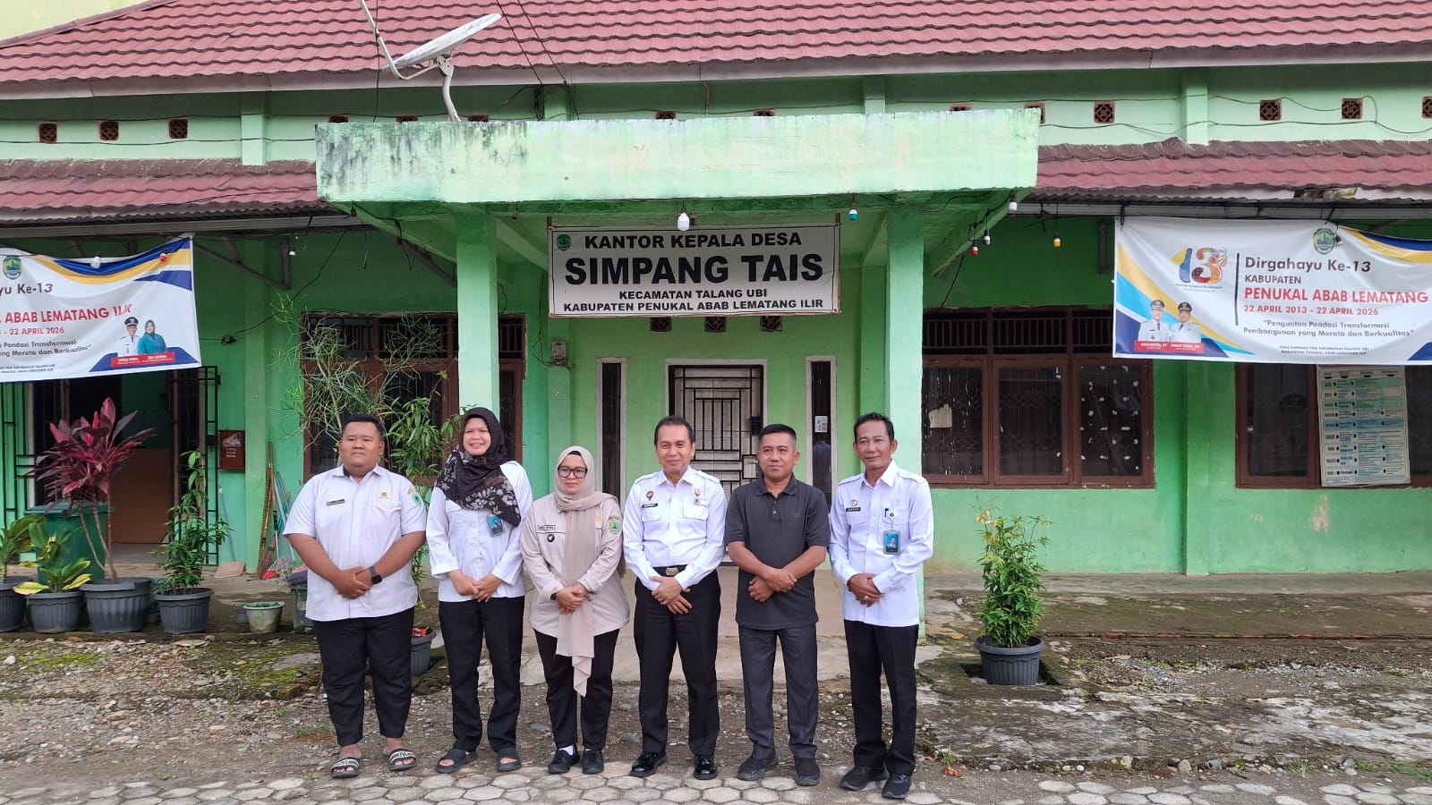 Kanwil Kemenkum Sumsel Supervisi Posbankum Digital di Desa Simpang Tais PALI