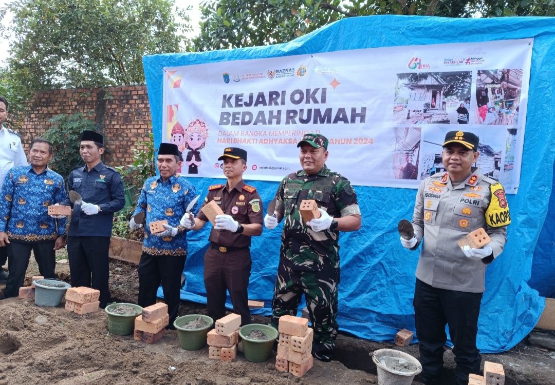 Rumah Warga Dusun 6 Desa Celikah Kayuagung Dibedah Menyambut HBA ke-64, Mewujudkan Mimpi Penduduk Lokal
