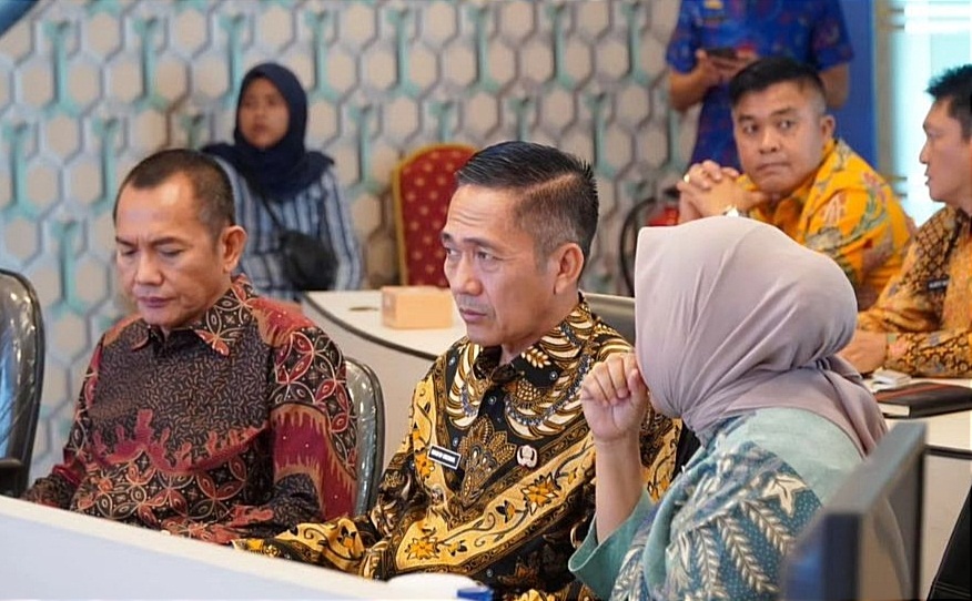  Pj Wali Kota Palembang Ratu Dewa Mengikuti Pengarahan dari Mendagri 