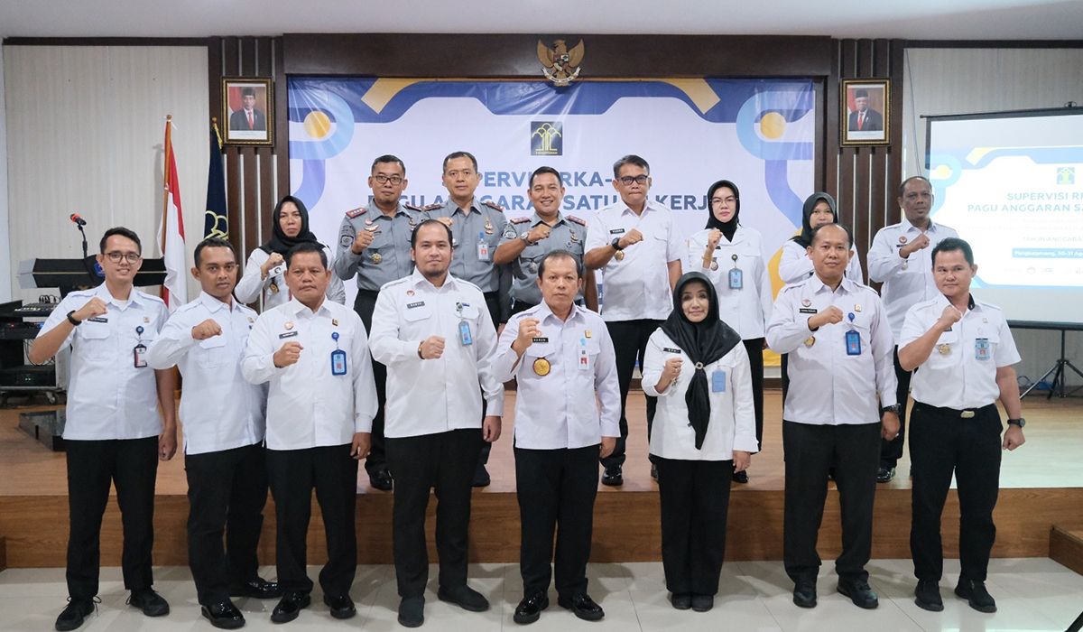 Terapkan Prinsip Efektivitas dan Efisiensi, Kemenkumham Babel Gelar Supervisi Pagu Anggaran 2024