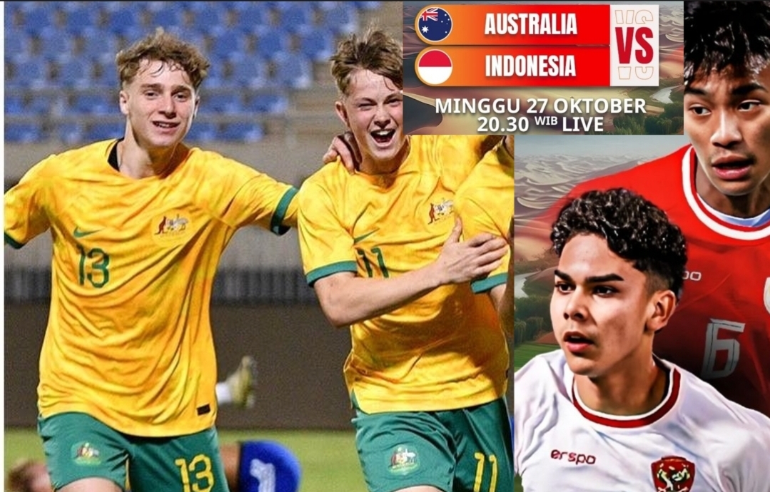 Tiket Final Piala Asia U-17 di Ujung Tanduk, Live Indonesia Lawan Australia Malam Ini