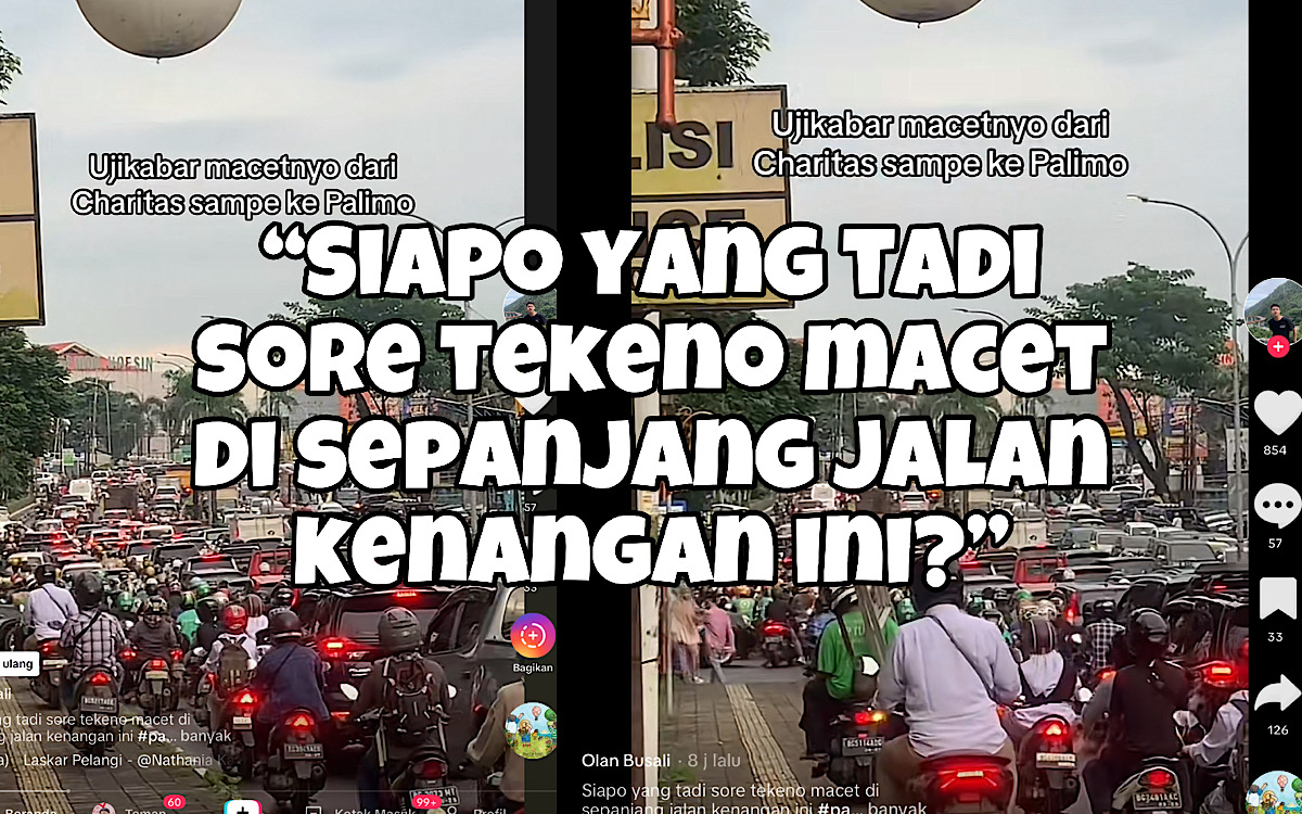 Curhat Wong Palembang Temacet Dari Simpang Charitas Sampai Palimo, Netizen: ‘Capek Nian Lewat Situ Tiap Hari’