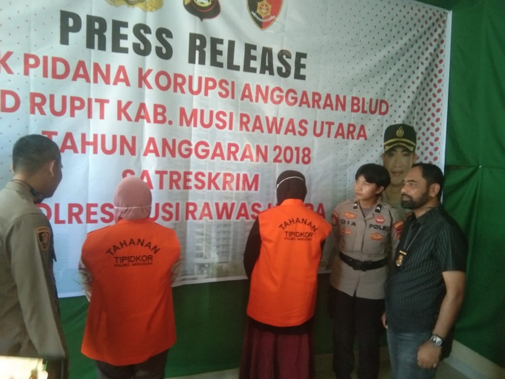  2 Oknum Dokter dan Bendahara Jadi Tersangka Korupsi Anggaran BLUD RSUD Rupit Senilai Rp1,04 Miliar Lebih